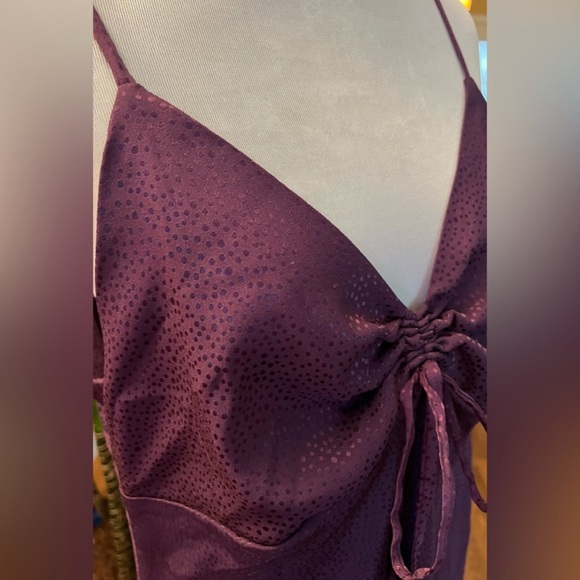 NWT Emma & Michele Midi Slip Satin Dress - Picture 5 of 5